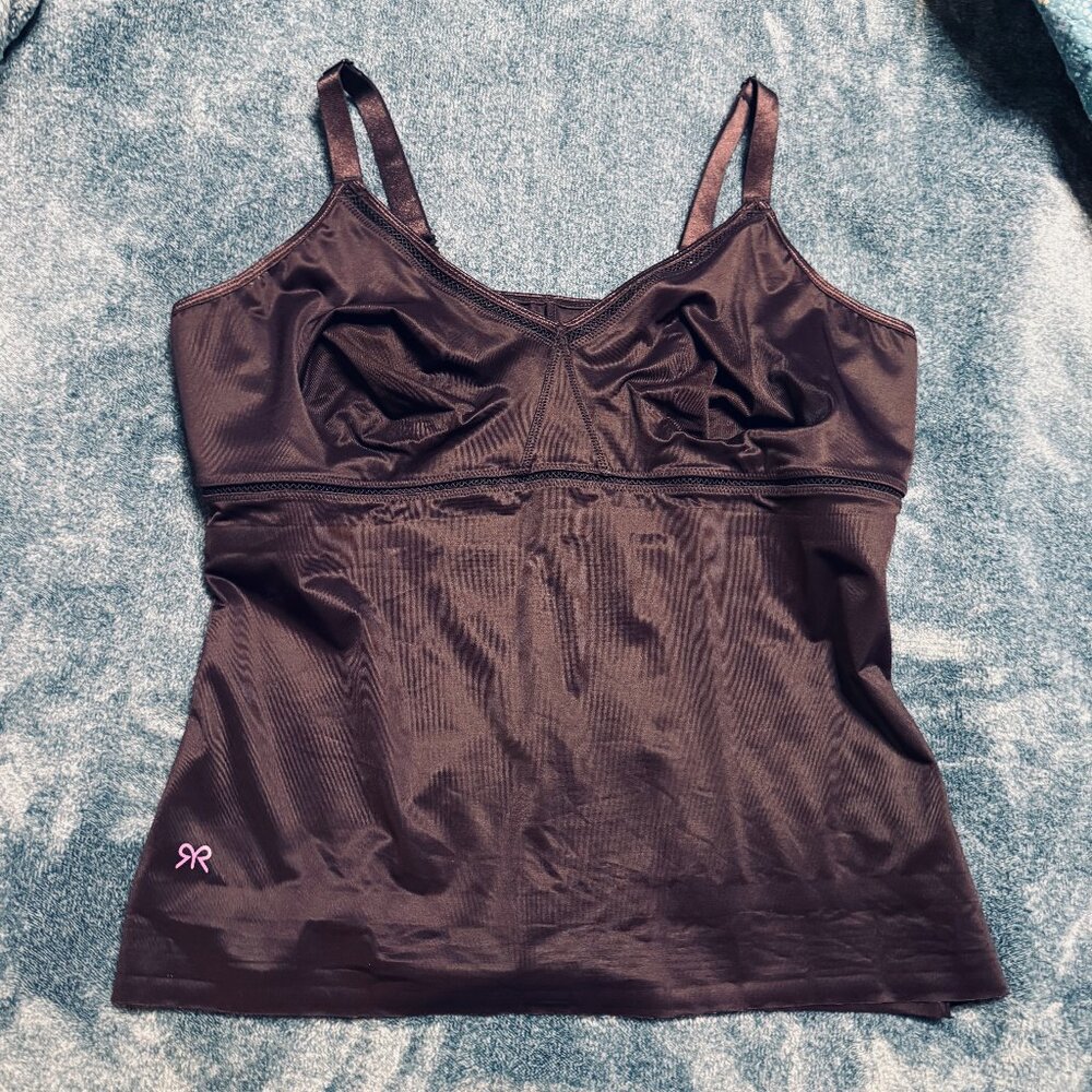 Ruby Ribbon Siren Cami - Size 46 Black - Camisole Womens Shaping Top Style 3024